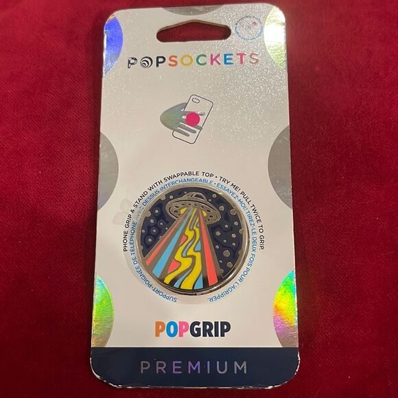 PopSocket Other - Popsocket Pop Grip Alien Ship Sky Neon Pop Socket Sawppable Premium